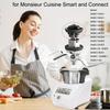 2 комплекта уплотнительного кольца-прокладки для блендера Monsieur Cuisine Connect: Муфтовый соединитель с грибовидной головкой на 5/7/12 зубьев