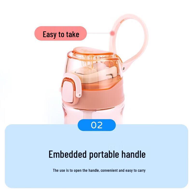 Thermos Спортивная бутылка для воды с трубочкой из Tritan