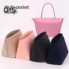 Insert Lined Felt Bag Fits Champ Tote Multi-Pocket Design with Zipper Cup Pockets Cosmetic Bag Bag Divider Insert for Shoulder Bag