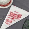 100 Pcs Pastry Bags Food Grade Disposable Piping Bags Transparent Leakproof No Odor Frosting Cakes Cookies Decoration Icing Piping Bags