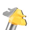 1Pcs 45 Degrees Shank Lock Miter Router Bit Woodworking Drill Cutting Tool 1 4