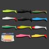 6Pcs Tpr Soft Lure 8 Cm Rubber Fishing Lure Shad Swim Baits Silicone Bait