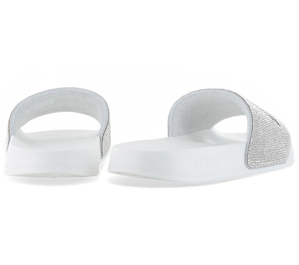 Sun68 Тапочки ЛОГО СТРАЗЫ - Женские сандалии шлепанцы слайды пляжные сандалии X35205-01 ОРИГИНАЛ