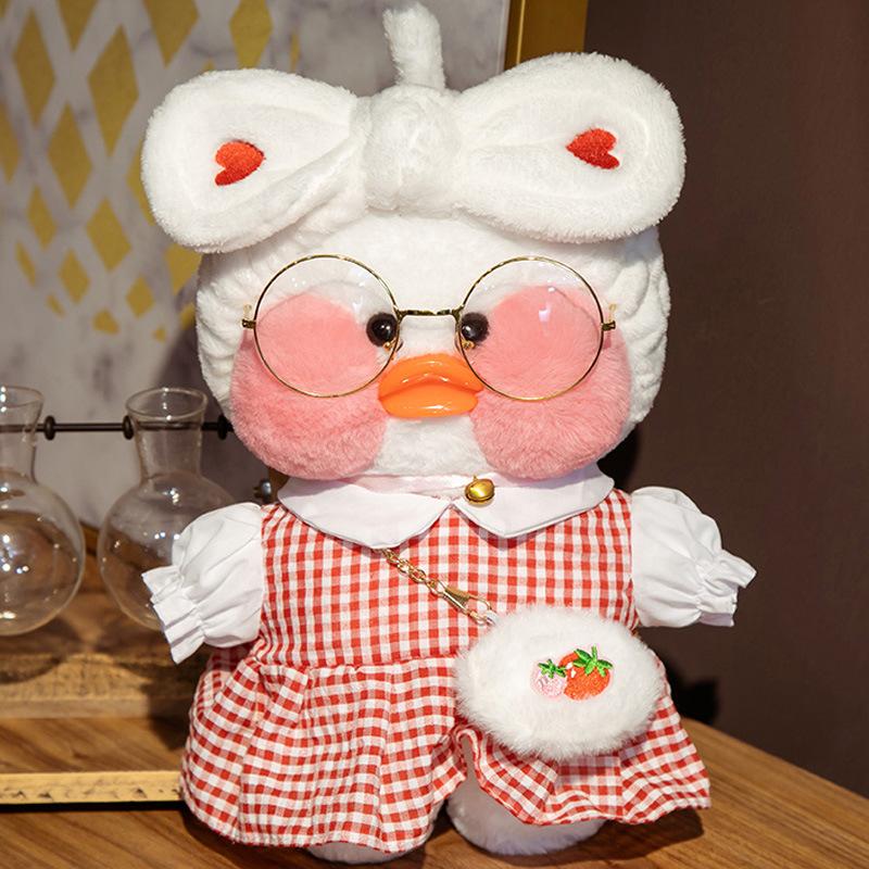 Утка с гиалуроновой кислотой, Популярная утка, Lalafanfan Cafe, Мими Инс, Плюшевая игрушка Утка с гиалуроновой кислотой