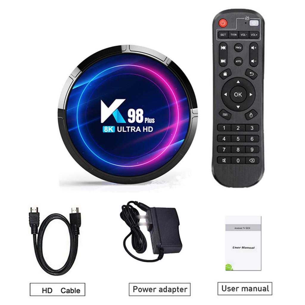 K98 PLUS Android 13.0 Smart TV Box RK3528 Quad-core UHD 4K Media Player H.265 8K Decoding HDR10+