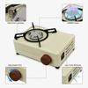2000W Portable Gas Stove Card Stove Outdoor Camping Cassette Stove Burner Picnic Barbecue Cooking Card Magnetic Stove Gas Tan