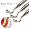 Stainless Steel Dental Implant Gingival Retractor  Gingival Retraction Dental Gum Separator Isolation Surgical Tool  Double Ends