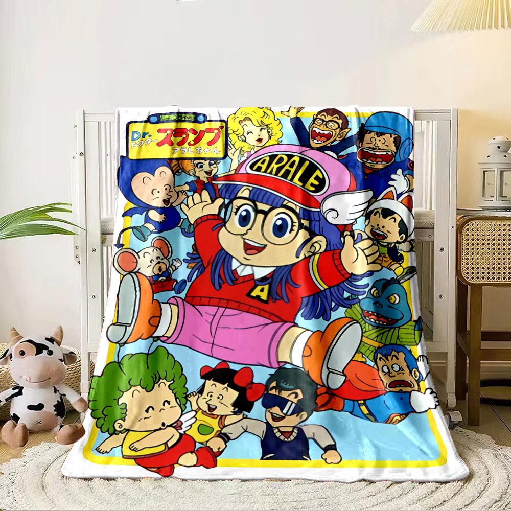 Brightly colored cartoon characters in a lively, playful group scene. for all seasons blanket lunch break throw gift
