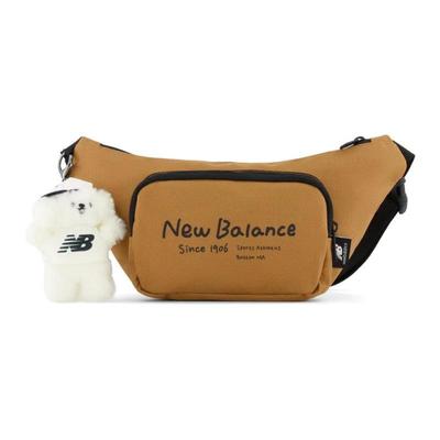 Тканевая поясная сумка обычного размера унисекс коричневая New Balance LAB42409KH