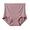High-Waist Seamless Women's Briefs: Tummy Tuck, Hip Lift, Breathable, Antibacterial 7A Silk, Large Sizes Available.