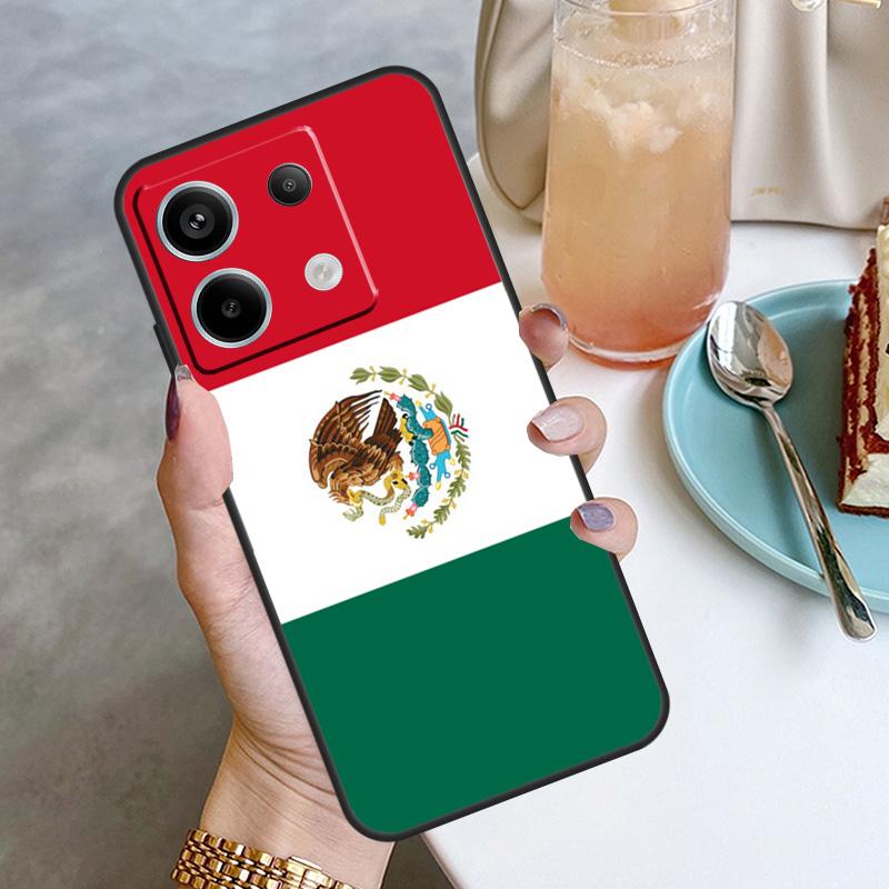 Mexico Flag Case For Xiaomi Redmi Note 11 9 10 12 13 Pro Plus 9S 10S 11S 12S Redmi 12 10C 9C 13C Cover