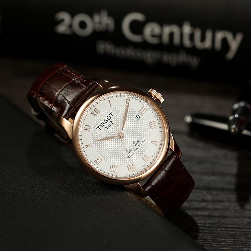 Мужские механические часы Tissot Le Locle с кожаным ремешком