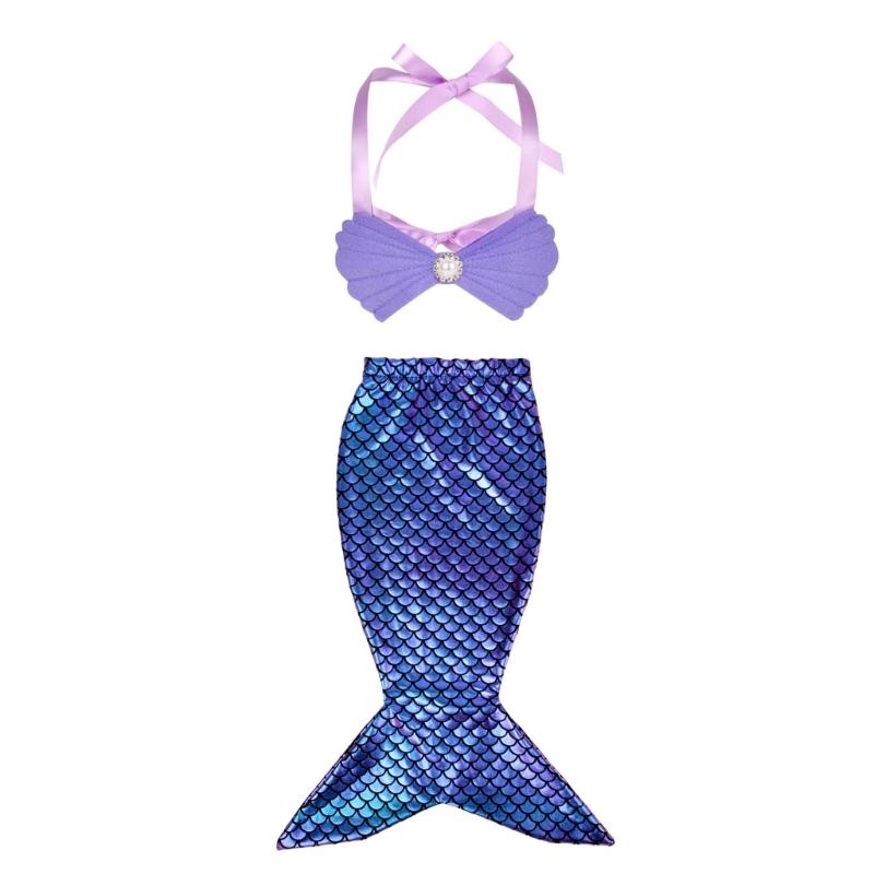 Themed Outfit Photography Props Toddler Photo Accessories for Infant Bra Tail Costume Baby Essential