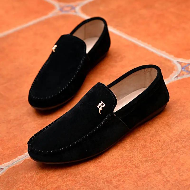 Мужская повседневная обувь, мужские кожаные туфли без застежек, мода 2024 года, непромокаемые, распродажа, ПУ, 2024, новые поступления, дизайнерские, социальные, новые