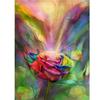 Diamond Embroidery Flowers Diamond Mosaic Colorful Rose Canvas Diamond Painting Cross Stitch Crafts