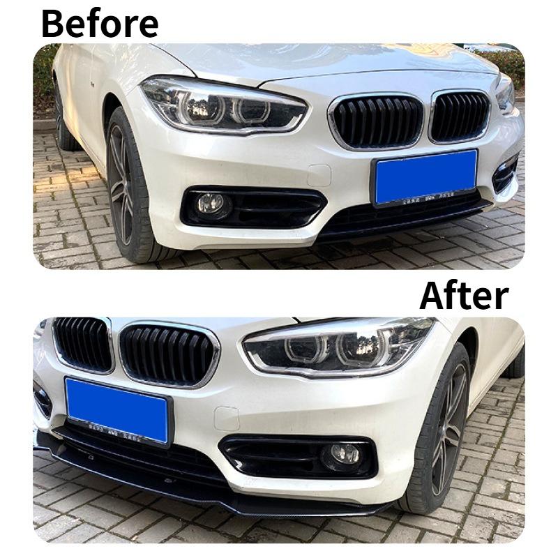 For BMW 1 Series F20 F21 116i 118i 120i 2015-2019 Front Bumper Lip Spoiler Splitter Chin Guard Protector Tuning Body Kit Decor