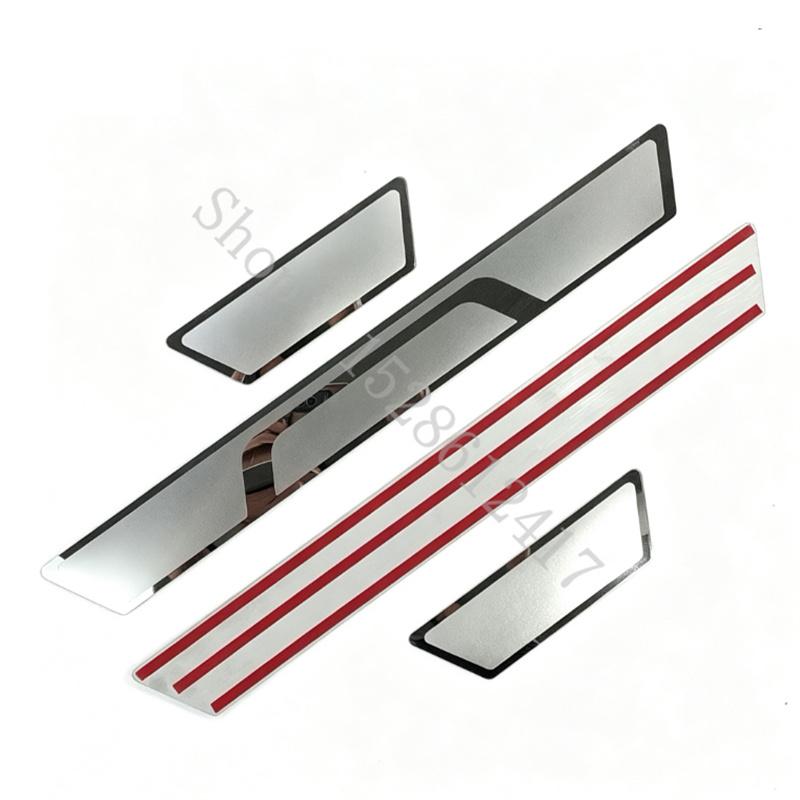 Car Accessories for Renault CLIO IV V CLIO 4 5 RS 2014~2024 Stainless Door Sill Scuff Plate Trim Kick Pedal Protectors Trim