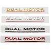 Metal ABS Car Styling Trunk Rear Tail Body Side Badge Sticker for  Model 3 S X Y DUAL MOTOR Emblem Exterior Accessories