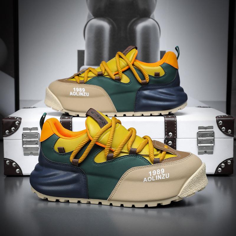 Мужские повседневные кроссовки на шнуровке. Дышащая спортивная прогулочная обувь. Нескользящие легкие удобные теннисные кроссовки. Спортивные кроссовки для тренировок для мужчин.