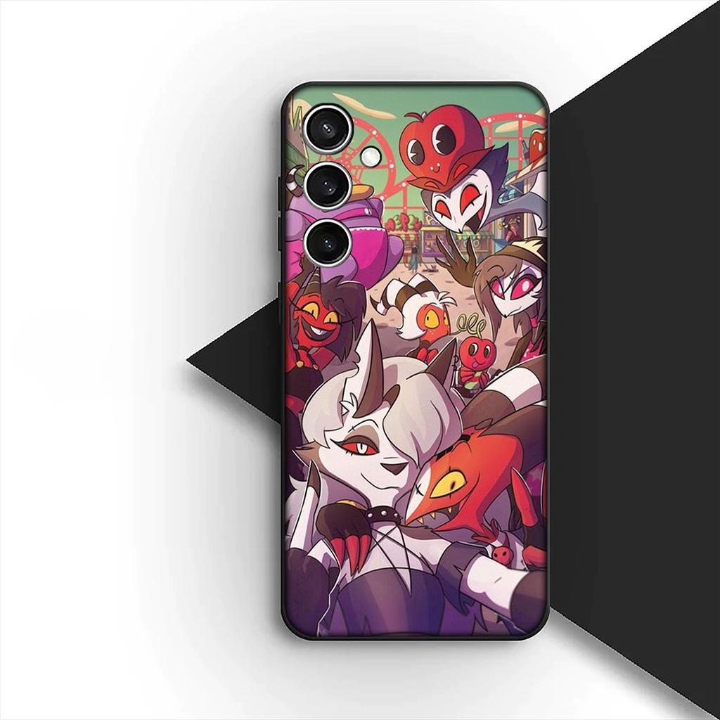 for Samsung Galaxy S10 S8 S9 Plus A33 A34 A31 70 A71 A72 Note 20 9 8 S10E Phone Case Alastor H-Hazbins Charile Hotels Angel Dust