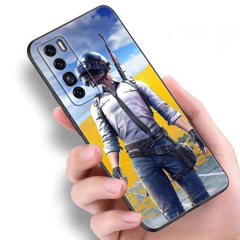 Чехол для игры Pubg для Huawei NOVA 8 9 Pro 8i 7i 7SE Y60 5T Mate 40 30 20 10 Lite Honor 50 30 Premium Pro Plus 30S, черный мягкий чехол