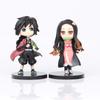 6 шт./компл., фигурка аниме «Убийца демонов», Kimetsu No Yaiba, фигурка Q Posket Kamado Tanjirou Kamado Nezuko Agatsuma, фигурка, игрушки 7 см