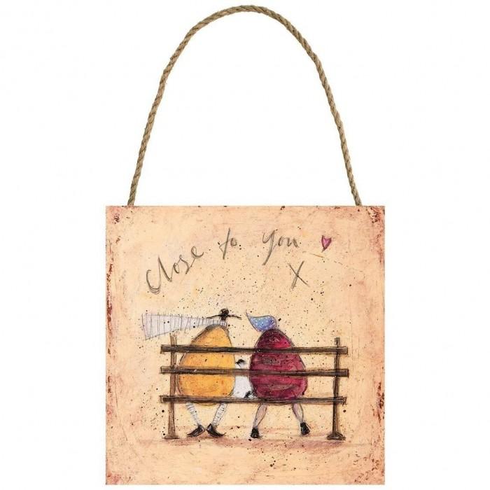 Sam Toft Деревянная табличка «Рядом с тобой»