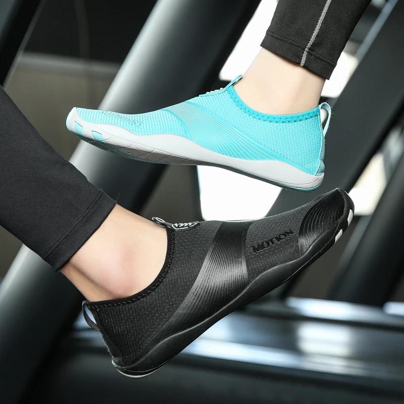 Мужские водные туфли Мужские кроссовки для плавания, спорта, повседневной носки, для апстрима, йоги, легкие, для улицы, противоскользящие, дышащие, рыболовные, пляжные шлепанцы