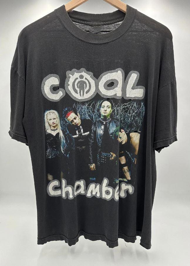 Coal Chamber Не Бойся Темноты Футболка Унисекс с Коротким Рукавом Все Размеры Унисекс Футболка