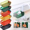 New 2 In 1 Home Sink Organizer Plastic Detachable Hanging Faucet Drain Rack Snap-on Storage Rack for Home Bar Kitchen Bathroom