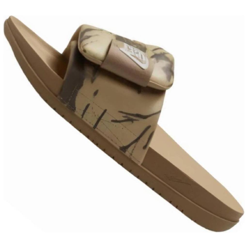 Nike Offcourt Adjust Slide Limestone Olive Unisex Sneakers Tan Olive-Grey Sea-Glass HF1438-200