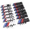 3D Car Emblem ABS Front Grille Badge Sticker For BMW M Power 1 3 5 7 Series  M M1 M2 M3 M4 M5 M6 M7 M Styling Decoration Decal
