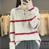 Women Sweater 100% Wool TIDENOVEL Turtleneck Knit Pullover Turn-down Collar Thick Winter Jumpers Female Knit Tops