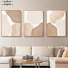 Modern Abstract Shape Beige Poster Aesthetic Warm Color Art Painting Canvas Print Simplicity Nordic Picture Living Room Decor