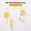 Новые эластичные игрушки для кошек, подвесные игрушки для кошек с эластичной веревкой на дверь, саморазвлекательные и скучные качающиеся игрушки для кошек