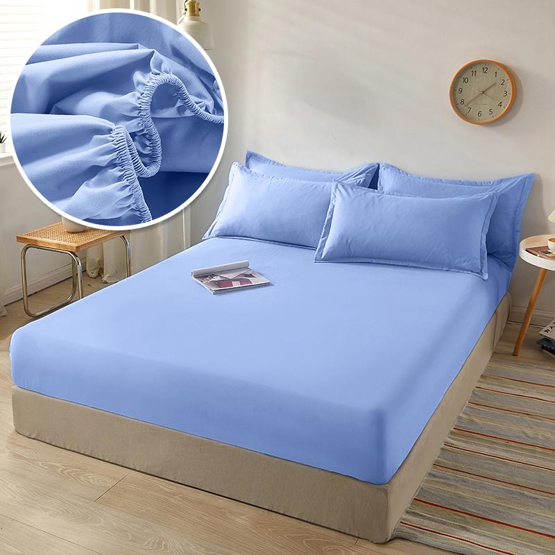 Простыня на резинке из хлопка с резинками, нескользящие, регулируемые чехлы для матрасов для односпальной, двуспальной, двуспальной кровати, покрывало 140/160/200 см