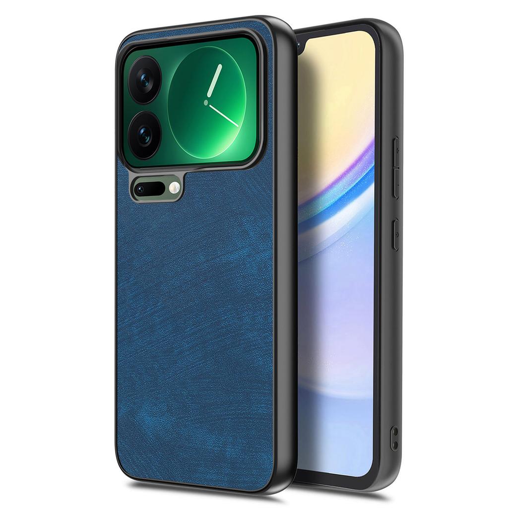 Ретро Кожаный Чехол Для Телефона Для Xiaomi 17 15 14 Pro Ultra 17 Pro Max 15T 14T Pro Тонкий Ощущение Кожи Беспроводная Зарядка Обложка