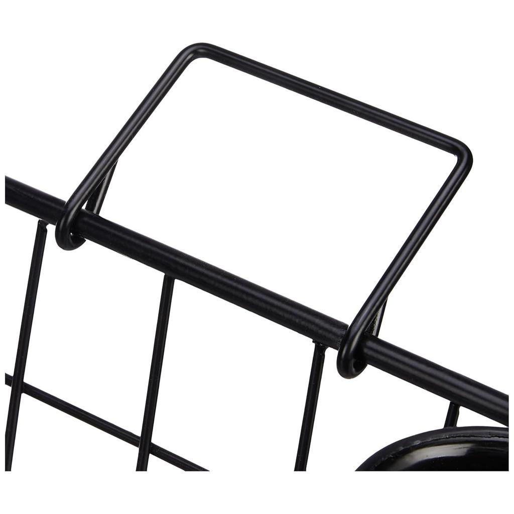 Люксовая черная стальная сушилка для посуды из нержавеющей стали с поддоном для слива, съемная подставка для столовых приборов | Подставка-корзина для сушки тарелок (черный), 55.3 x 37 x 23 см