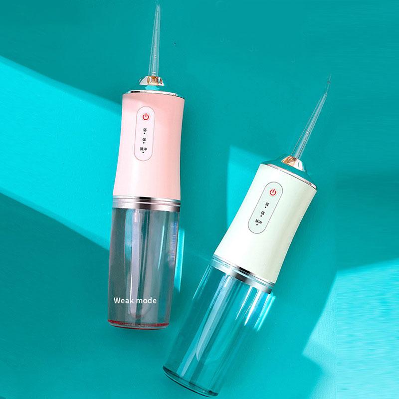 3 режима ирригатор для полости рта, портативный стоматологический водоструйный резервуар для воды, водонепроницаемый очиститель для зубов, стоматологическая водоструйная струя + струя 1/4, перезаряжаемая через USB