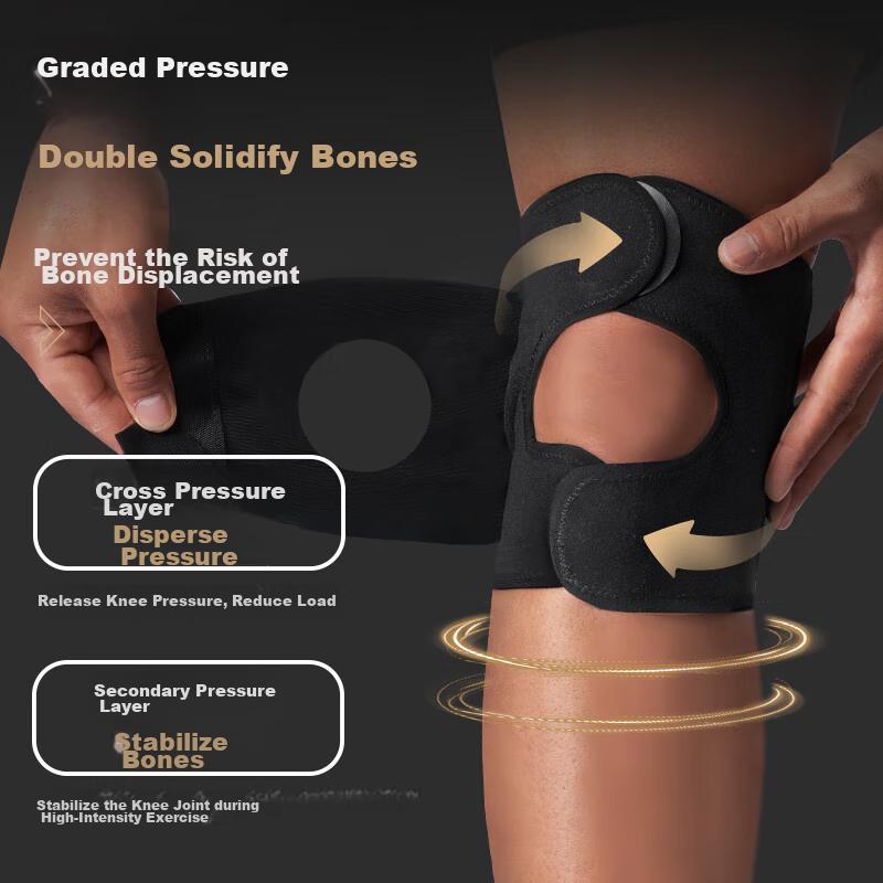 MIZUNO Sports Knee Brace for Meniscus Injury, Professional Knee Support for Synovitis, Hiking, Running, Ligament Strain, Support And Protectio