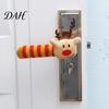 Knitted Santa Claus Door Knob Protectors Christmas Doorknob Covers, Reindeer Decor, Anti?Slip Protector Sleeves, Soft Plush Handle Sleeves