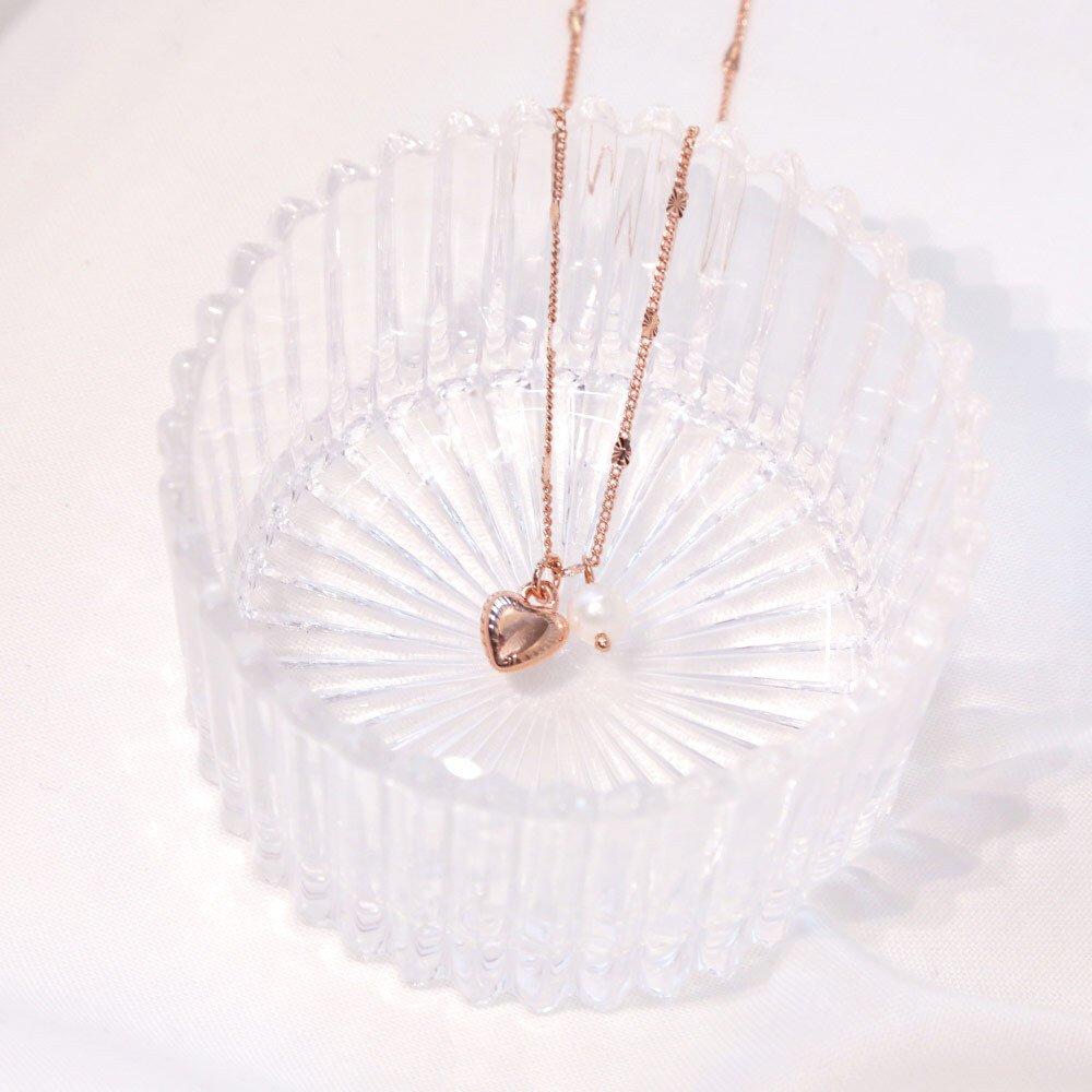 Dieuamour 14Kgp Muriel Heart Pearl Necklace