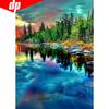 Diamond Painting Full Round Diamond Embroidery Scenic Cross Stitch Full Display Landscape