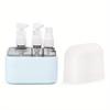 2/3/4 In 1 Travel Refillable Bottles Set Reusable 50ml Pump Lotion Bottles Save Space Leak Proof Liquid Dispenser Bottle Shampoo