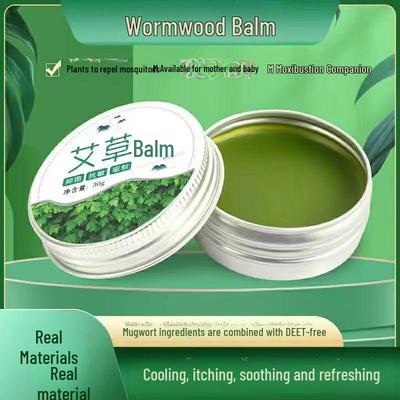 Мазь из полыни с пластырем для прижигания — против комаров, зуда, охлаждающая масляная формула