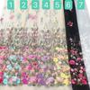 Широкая 125 см Вышитая Ткань Высокой Плотности Семь Цветов для DIY Шитья Платья Доступна Модный Стиль Аксессуары для Одежды