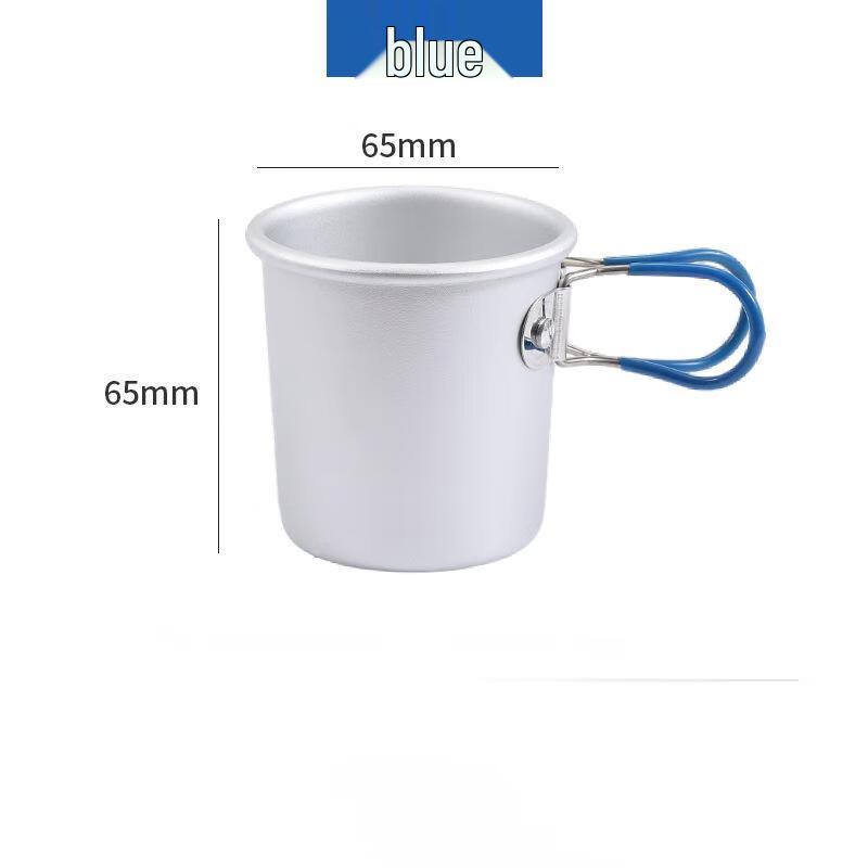 OEING Outdoor Folding Aluminum Alloy Camping Cup Set