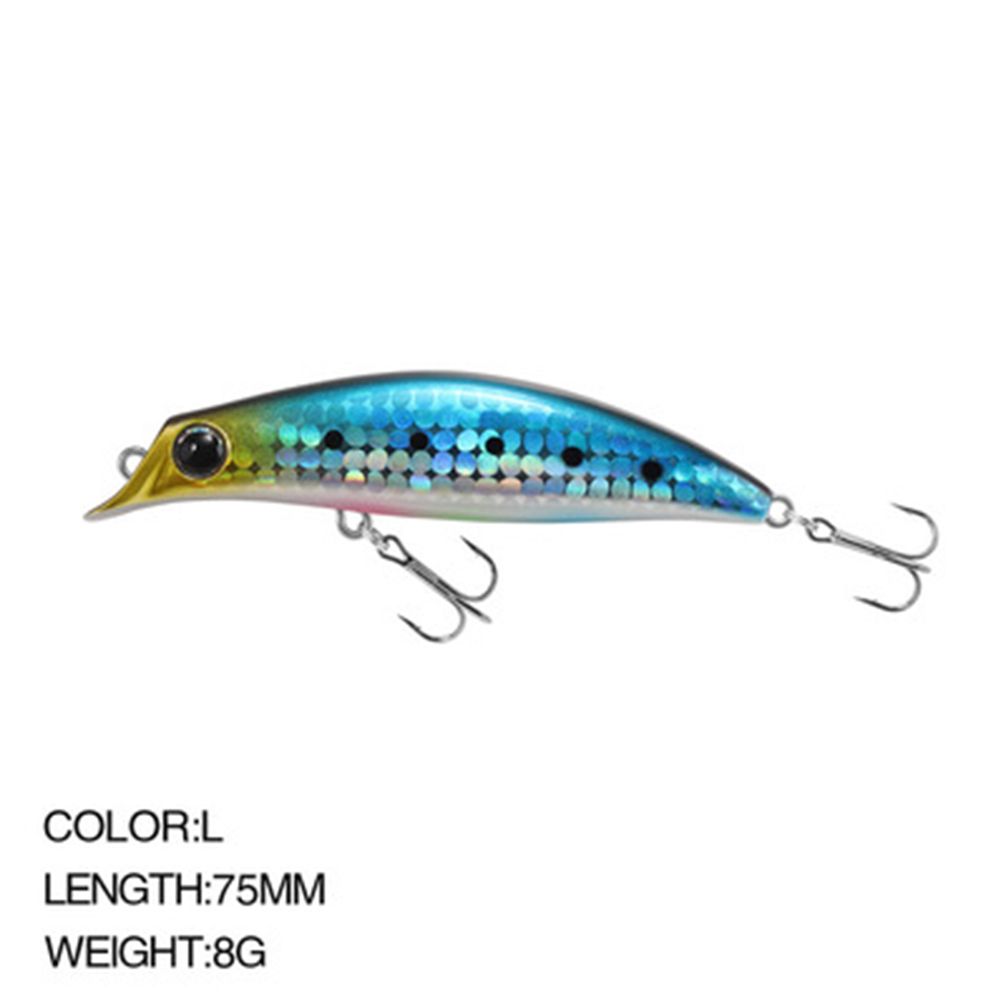 Multicolor Winter Fishing Crankbaits Useful Minnow Lures Long Casting Lure Fish Hooks Minnow Baits