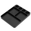 Metal RC Screw Tray Aluminium Alloy Screws Holder Plate RC Fixing Tools Organizer for 1 10 RC Model Toy Repair Black