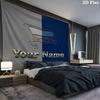 Hertha BSC Custom Name Wall Tapestry Aesthetic Wall Hanging Printed Fabric Blanket Decorative Tapestries for Bedroom Living Room Home Decor